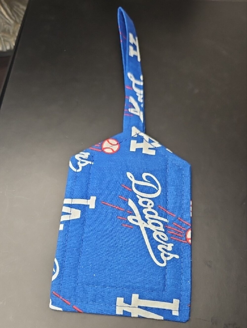 Dodgers Blue Carry-On Luggage Tag Fabric Material- NWOT - Picture 5 of 8